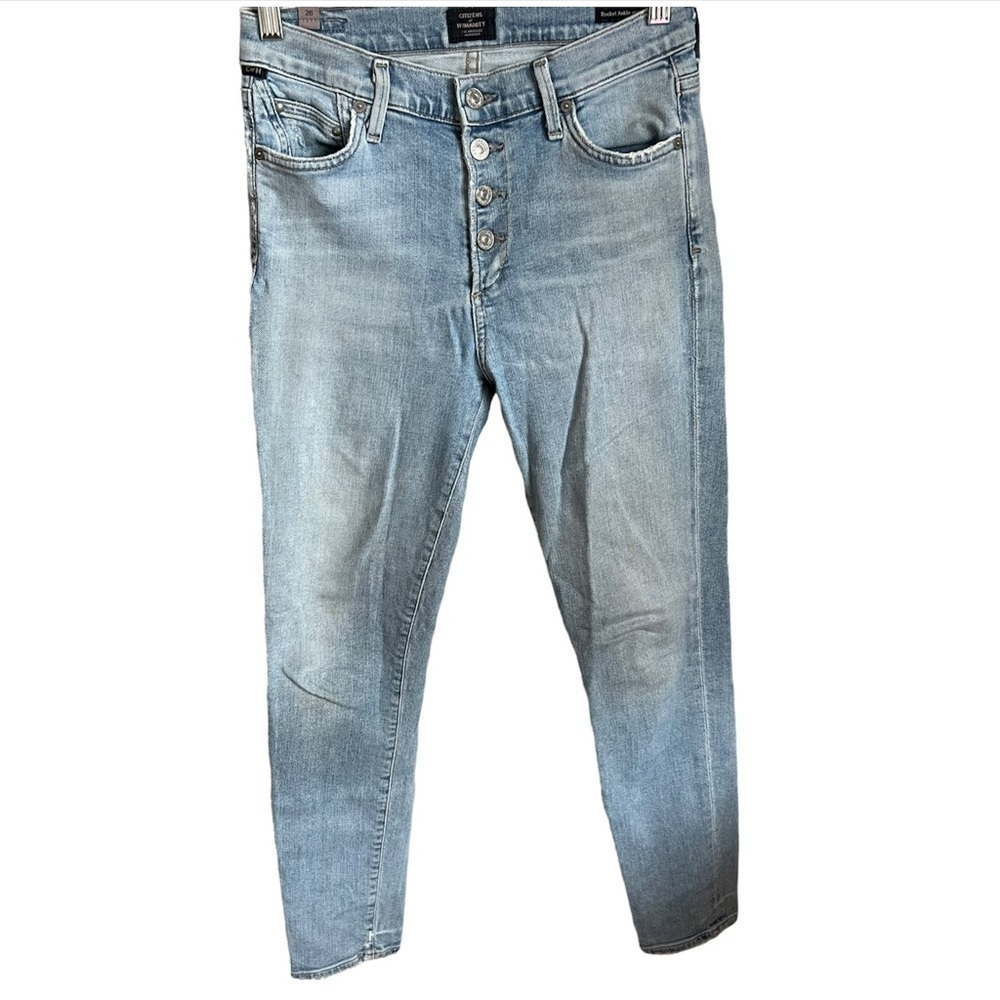 Citizens Of Humanity Rocket Ankle Skinny Exposed Button‎ Fly Denim Jeans - Picture 3 of 16